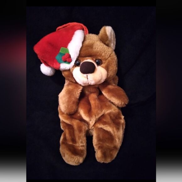 Adorable Plush Teddy Bear Christmas Stocking Reversible from Stocking to Teddy - Picture 3 of 4